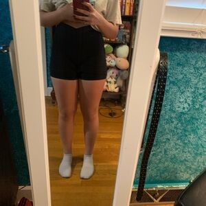 Amazon Women's Classic Black High-Waist Shorts